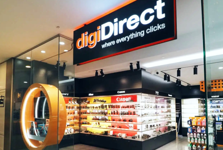 A photo of the exterior of a digi direct store