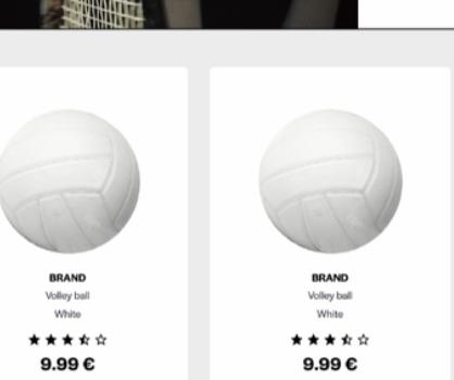 screen grab of soccer balls for sake on an ecommerce website